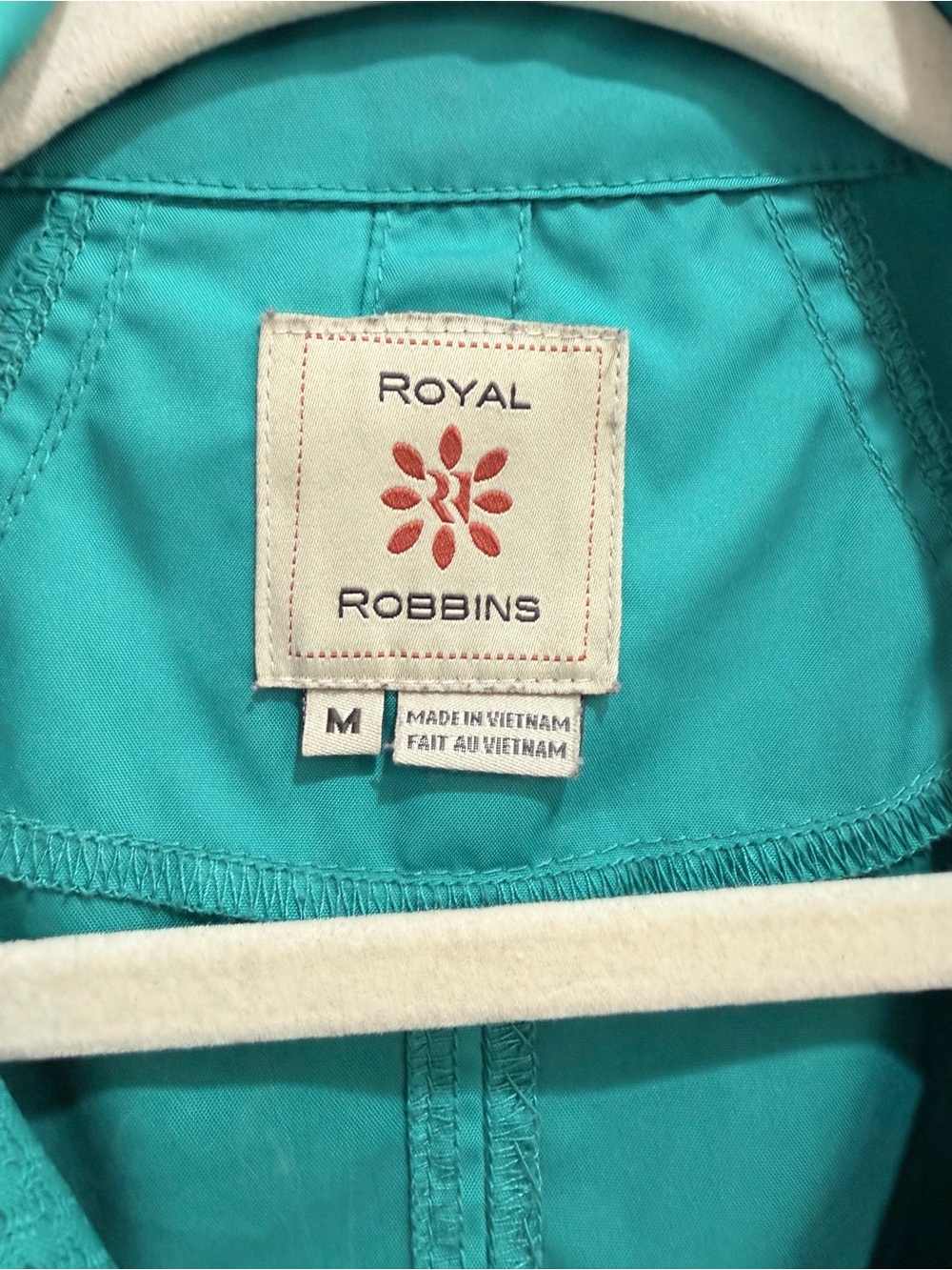 Royal Robbins Women's Discovery Utility Jacket Teal Green Windbreaker Medium - Picture 4 of 16